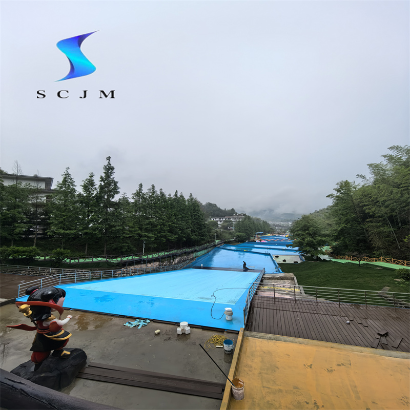 江西南昌梅岭国家森林公园4a级景区竹海明珠胶膜铺装