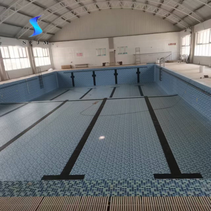 辽宁室内泳池胶膜铺装完成